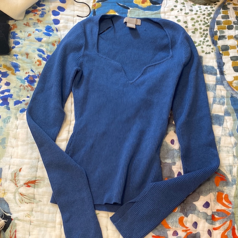 H&M blue top